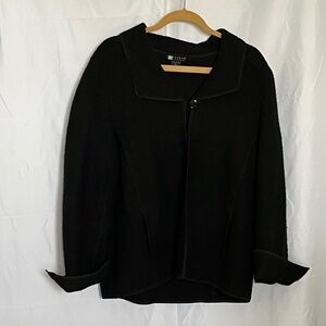 Carol Little Wool cape style jacket XL BEAUTIFUL 100% Wool